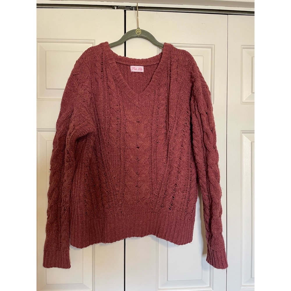 Pink Lily Boutique - Matte Chenille Sweater